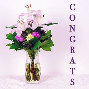 Flowers for all occasions congratulations flowers and congrats flowers
