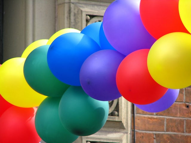 balloons of various colors