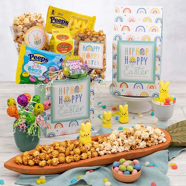 Happy Easter Popcorn and Candy Gift Tin