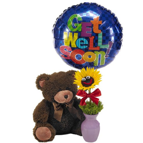 Cuddle Up &amp; Get Well Balloon at Send Flowers