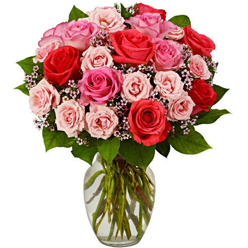 Sweetest Pink Rose Bouquet at Send Flowers