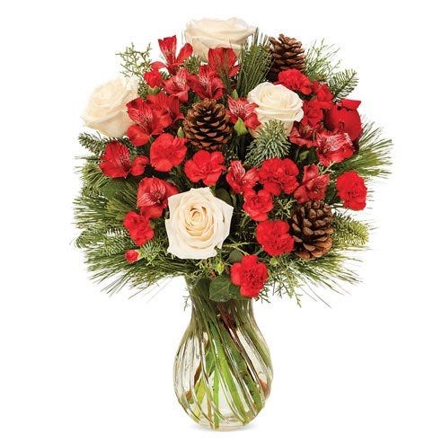Evergreen Rose Garden Bouquet