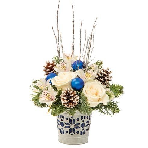 White Rose Winter Bliss Bouquet