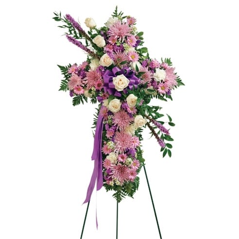 Lavender White Cross Jon Jon main image 1