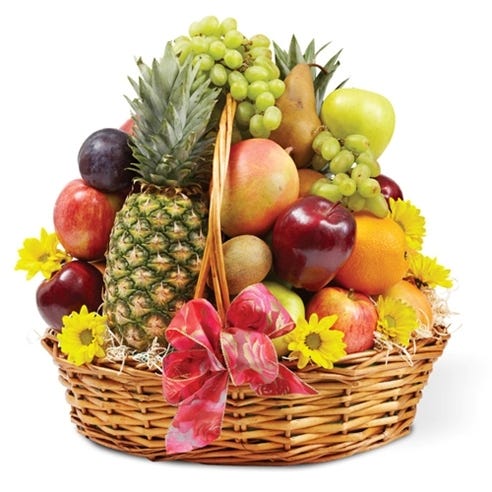 Deluxe All Fruit Basket at Send Flowers