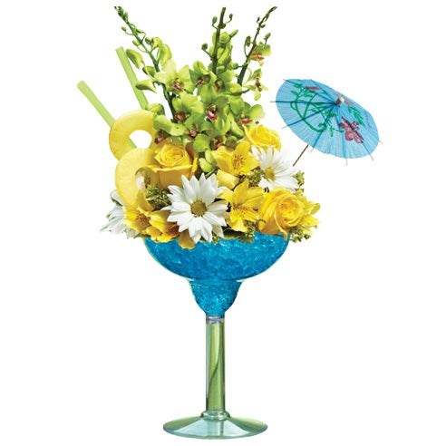1-800-Flowers® Blue Hawaiian Floral Margarita™ at Send Flowers