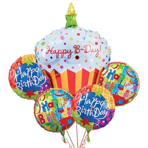 Make a Wish Birthday Balloon Bundle at Send Flowers