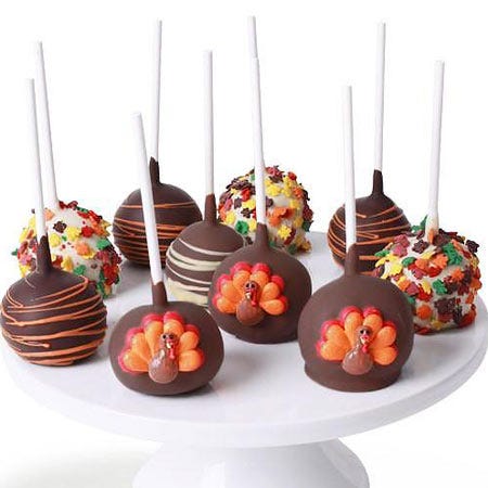 10 Give Thanks Chocolate Covered Cake Pops