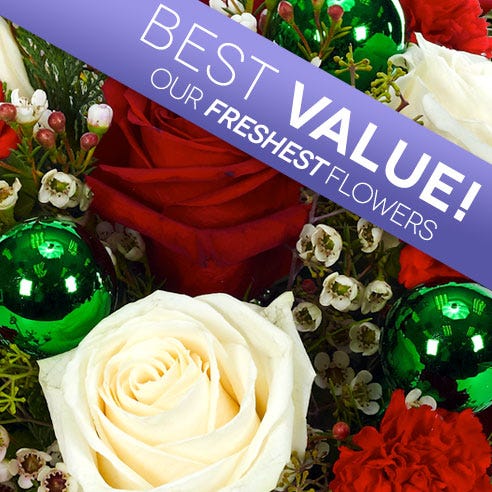 Designer's Choice Christmas Bouquet - Deluxe