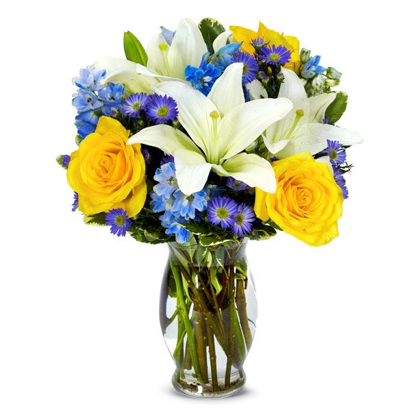 Bluebirds & Sunshine Bouquet 