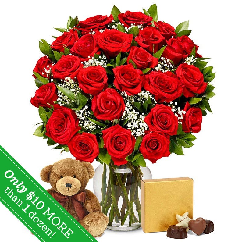 dose of roses teddy bear