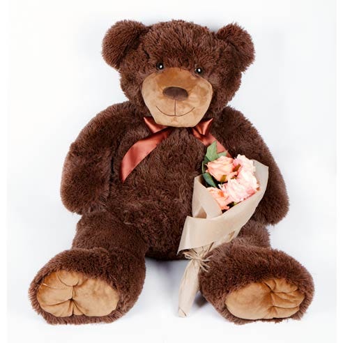 teddy bear and flowers delivery