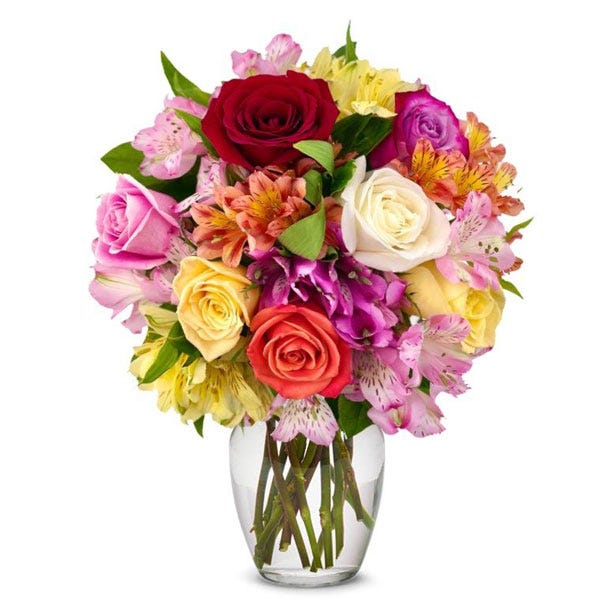 Bright & Brilliant Rose Bouquet