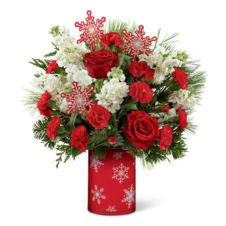 Snowy Christmas Morning Bouquet