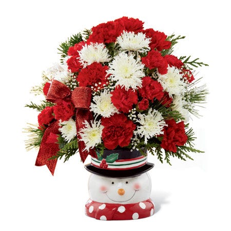 The Perfect Snowman Bouquet