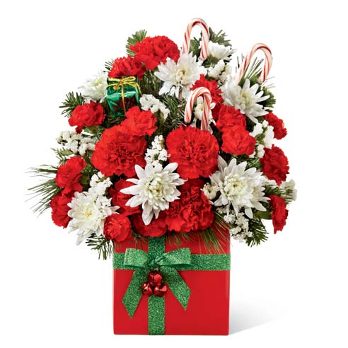 Holly Jolly Holiday Bouquet at Send Flowers