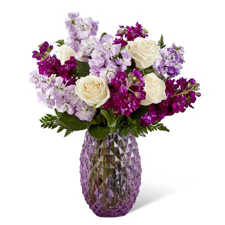 Lavender Stock Flower Bouquet At Send Flowers