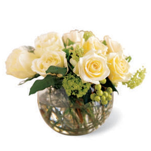 Cream rose bouquet