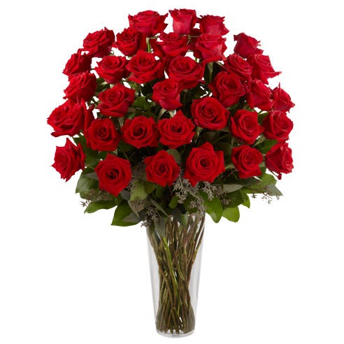 36 Long Stem Red Roses Bouquet at Send Flowers