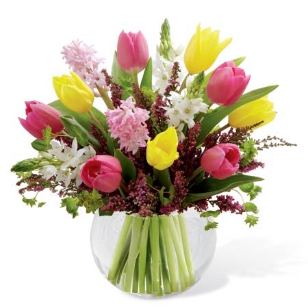 modern tulip flower bouquet