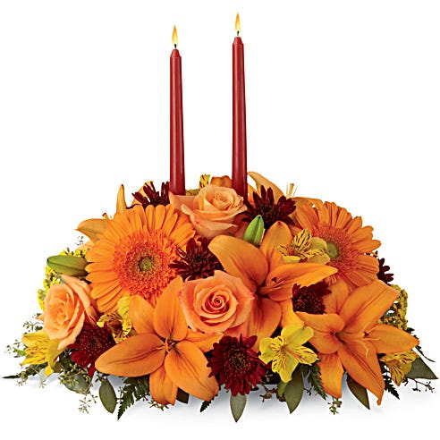 Autumn Florals Centerpiece