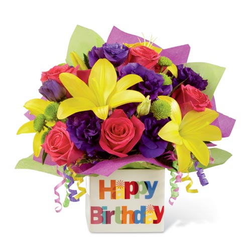 Flowers Free Delivery On Gifts For Her Colorful Happy Birthday Wishes