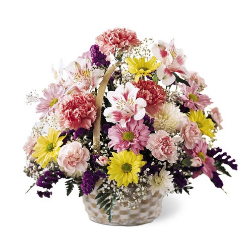 The FTD® Basket Of Cheer® Bouquet at Send Flowers