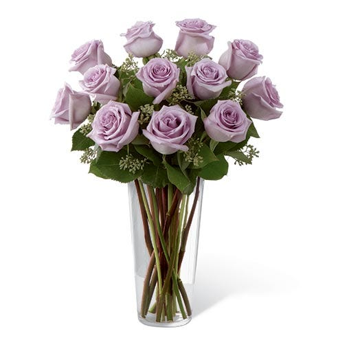 Lavender roses bouquet