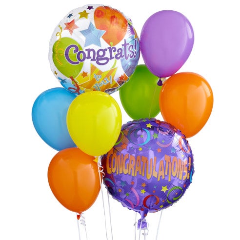 Inexpensive thank you gifts for coworkers congratulations balloons