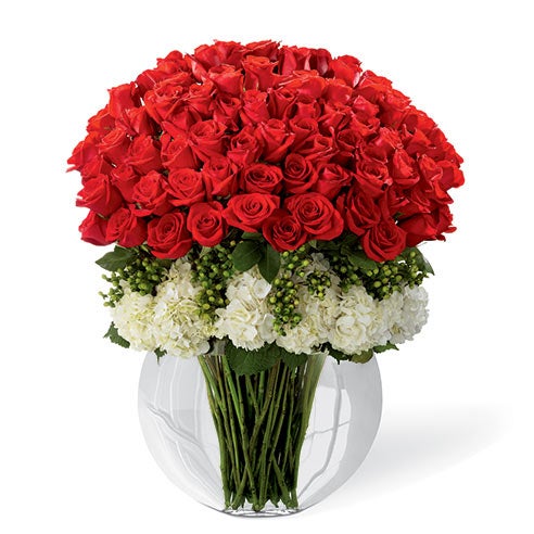 Valentine's Day bouquet 75 long stem red roses