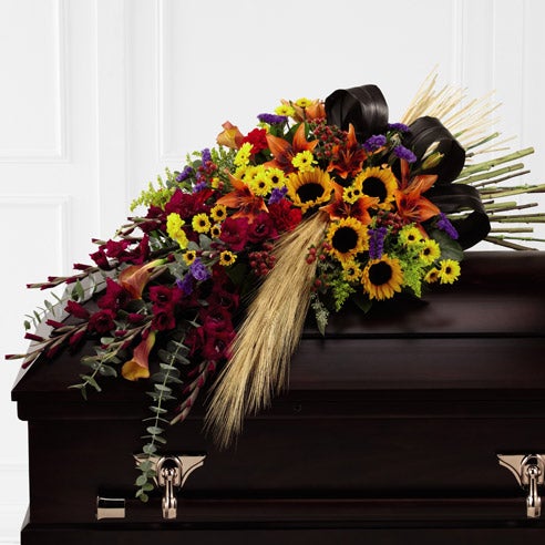 Casket Sprays For Dad Picking Funeral Flowers For A Man