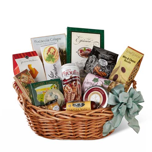 Sausage cheese basket a gift basket 