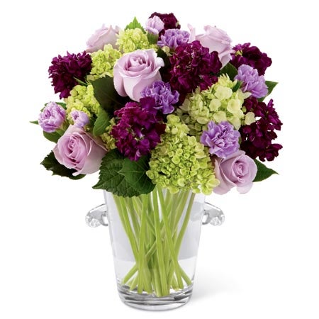 Best st patricks day gifts purple rose bouquet