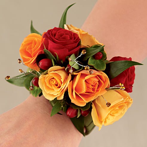 flower on wrist and prom wrist flowers online from send flowers 