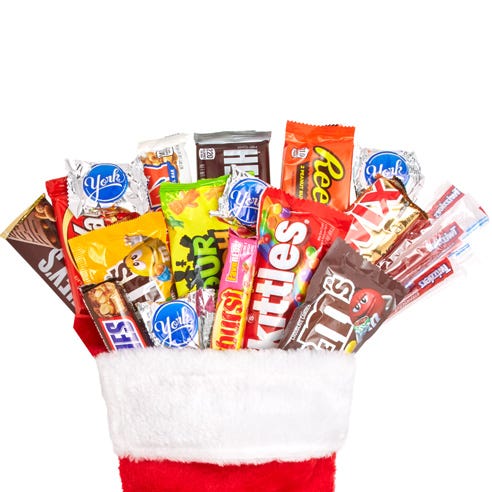Sweet Treats Christmas Candy Stocking