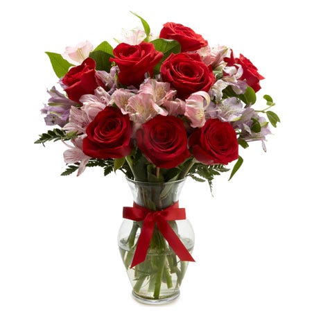 Ruby's Red Rose Bouquet at Send Flowers