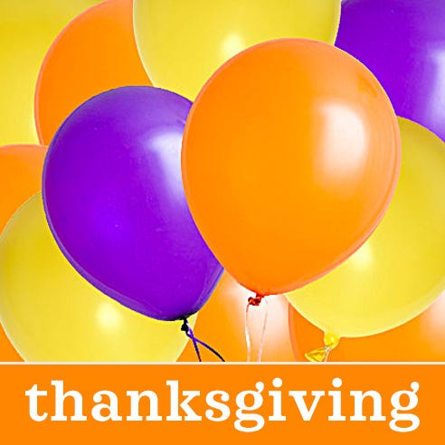 Best value Thanksgiving themed balloons bouquet gift with fall balloons