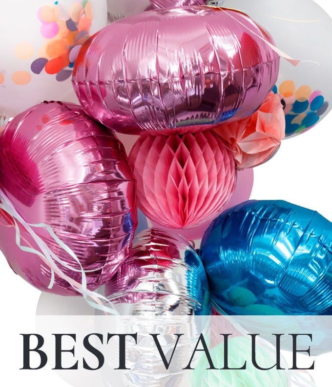 just because balloon bouquet