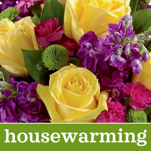 Best value housewarming flowers bouquet designed and arranged by a florist