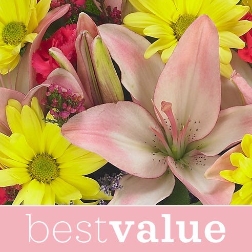 Best value florist designer bouquet new baby girl flower bouquet