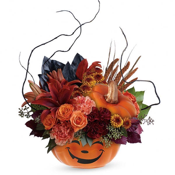 Spooktacular Surprise Pumpkin Bouquet