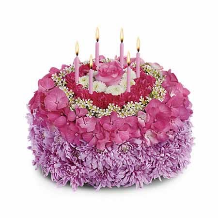 flowers birthday cake and birthday gifts for female bosses