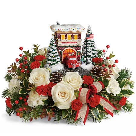 Thomas Kinkade's Hero's Holiday Bouquet