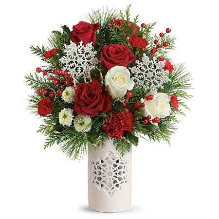 Christmas Flurries Bouquet