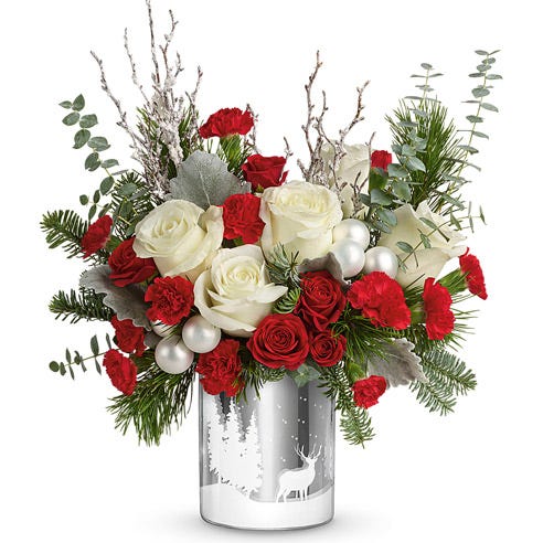 Joyeux Noel Silhouette Bouquet