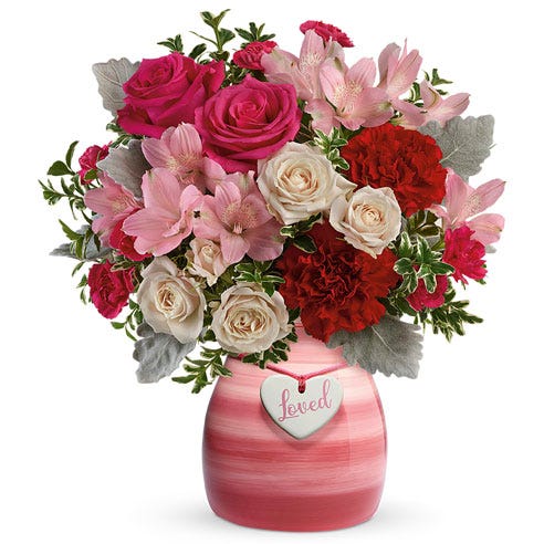 My Blushing Love Pink Rose Bouquet