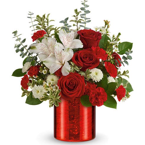 Enchanted Crimson Rose Garden