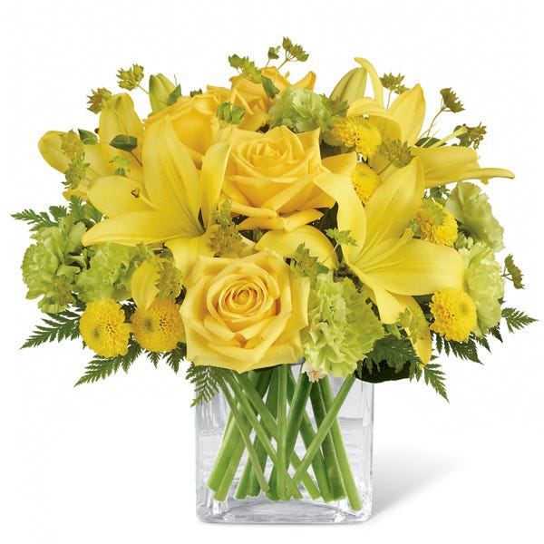 Download Yes To That Yellow Flower Bouquet At Send Flowers