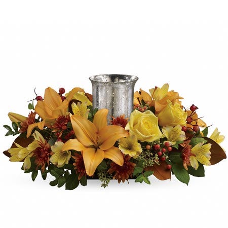 Rustic wedding centerpieces, orange flowers with cheap flowers from send flowers