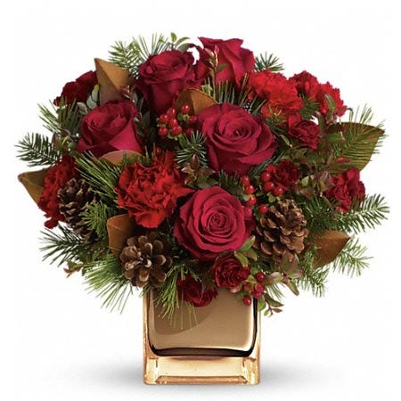 Rose delivery and red rose bouquet at sendflowers, order holiday bouquet